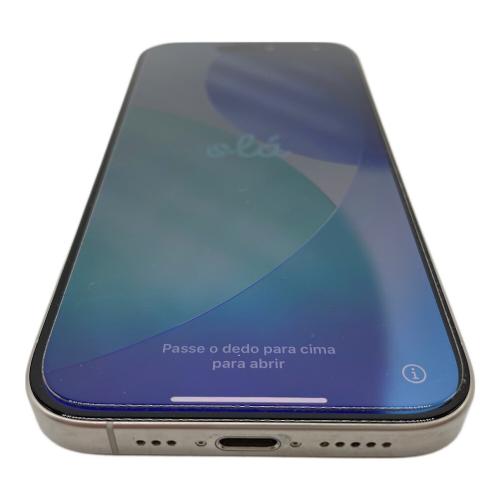 Apple iPhone15 Pro MTU83J/A サインアウト確認済 355721794672420 SIM FREE 修理履歴無し 128GB バッテリー:Bランク(83%) 程度:Bランク Blancco社データ消去済み