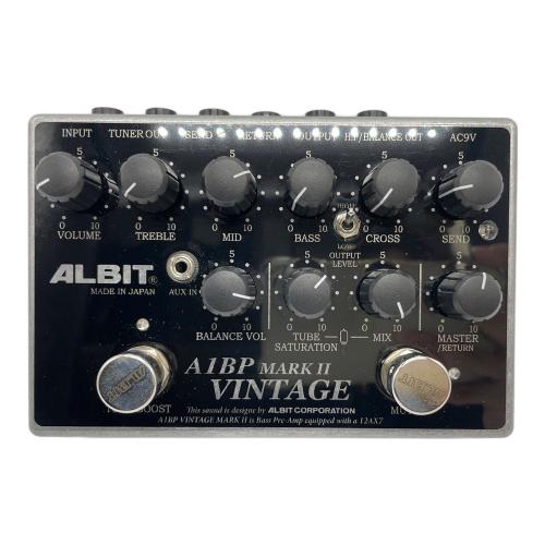 ALBIT (アルビット) 真空管プリアンプ A1BP VINTAGE MARKⅡ