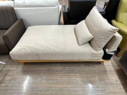 FUMI シェーズロング 140 ライトグレー 幸せになるソファ ロング