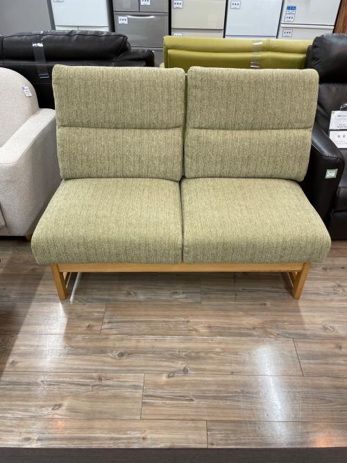 イバタインテリア 2人掛けソファー 39 ライトグレー×ナチュラル