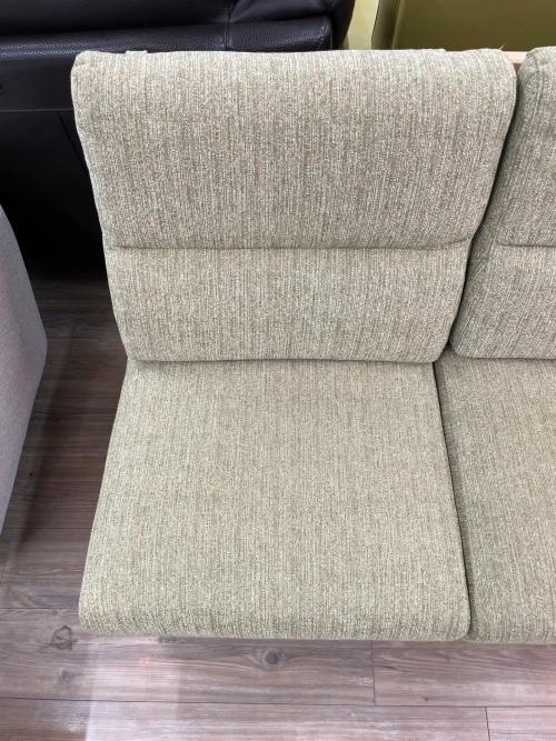 イバタインテリア 2人掛けソファー 39 ライトグレー×ナチュラル