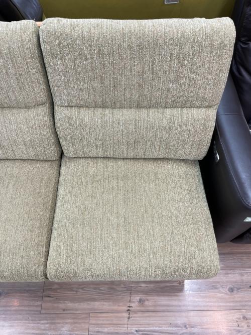 イバタインテリア 2人掛けソファー 39 ライトグレー×ナチュラル