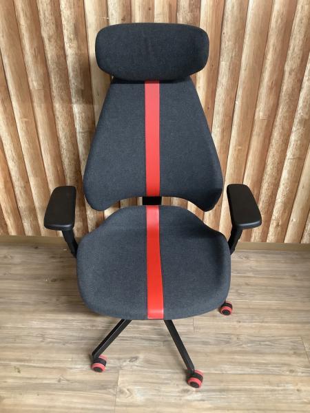 IKEA (イケア) ゲーミングチェア グレー×レッド 63 GRUPPSPEL 