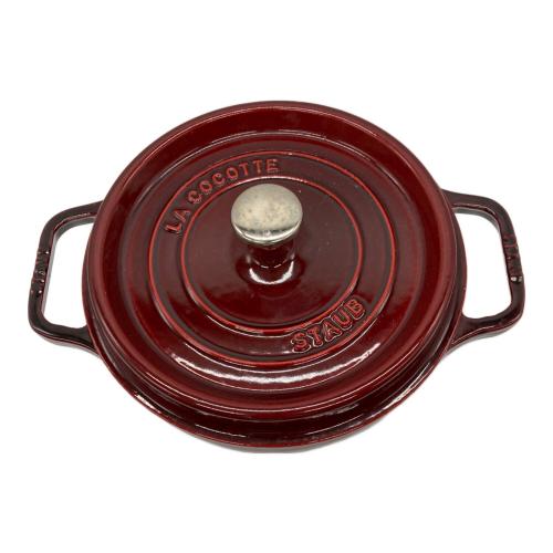 Staub (ストウブ) 両手鍋 レッド