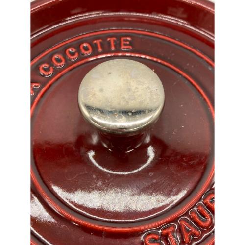 Staub (ストウブ) 両手鍋 レッド