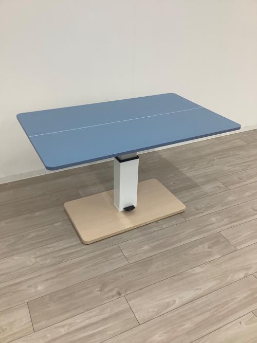 昇降テーブル アウトレット品 スカイブルー