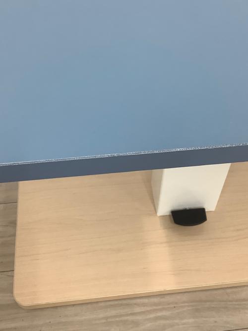 昇降テーブル アウトレット品 スカイブルー