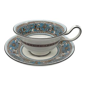 Wedgwood (ウェッジウッド) カップ&ソーサー フロレンティーン・ターコイズ