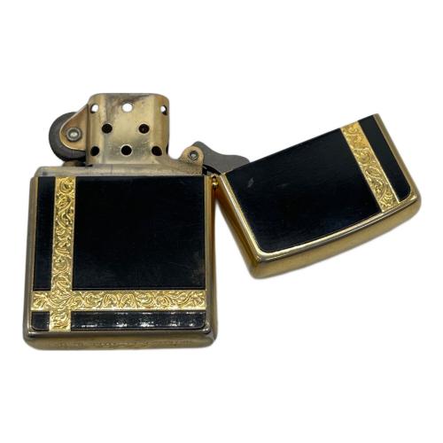 ZIPPO (ジッポ) オイルライター アラベスクライン ゴールド 使用感あり