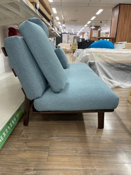 karimoku (カリモク) 2人掛けソファー グレー×ブラウン WGシリーズ