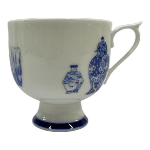 深川製磁 (フカガワセイジ) カップ&ソーサー ブルーチャイナ