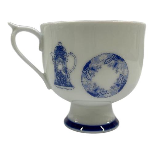 深川製磁 (フカガワセイジ) カップ&ソーサー ブルーチャイナ