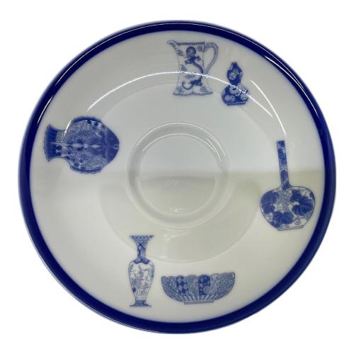 深川製磁 (フカガワセイジ) カップ&ソーサー ブルーチャイナ