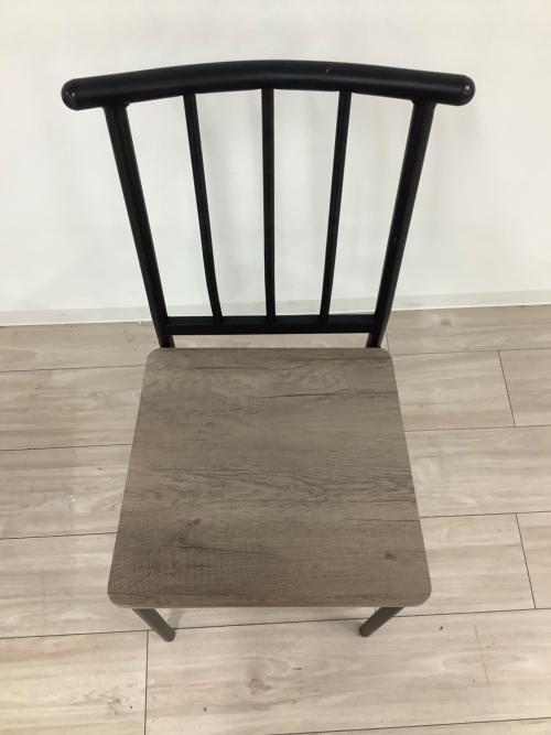 ダイニングセット　IKEA　5点セット　ホワイトxブラック　傷有　程度B ダイニングセット IKEA 5点セット ホワイトxブラック 傷有 程度B