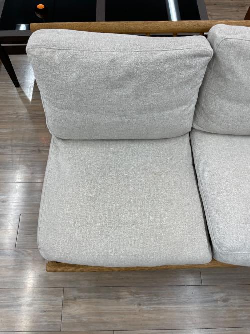 3人掛けソファー 274 ライトグレー×ナチュラル CLOUD