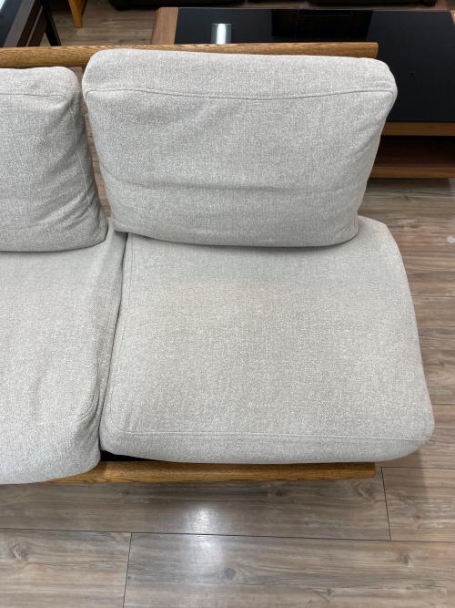 3人掛けソファー 274 ライトグレー×ナチュラル CLOUD