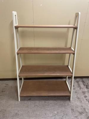 関家具 (セキカグ) シェルフ nora 164 ナチュラル×ホワイト