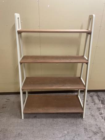 関家具 (セキカグ) シェルフ nora 164 ナチュラル×ホワイト