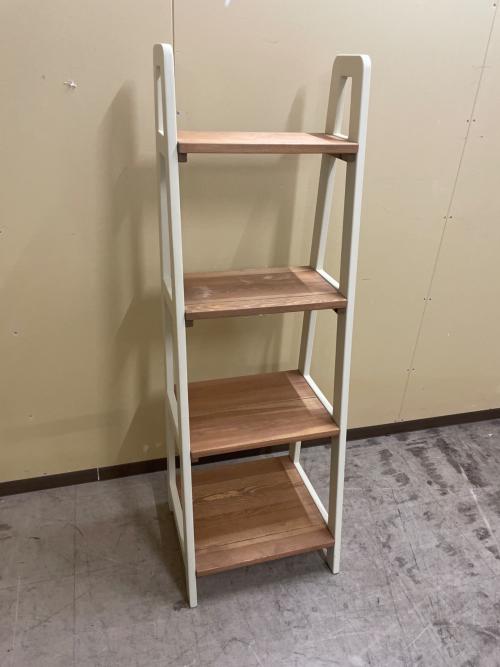 関家具 (セキカグ) シェルフ nora 164 ナチュラル×ホワイト