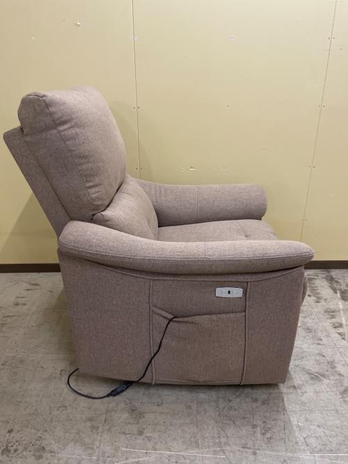 電動リクライニングチェアー ブラウン