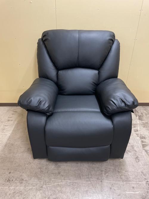 リクライニングソファー 手動 311 ブラック