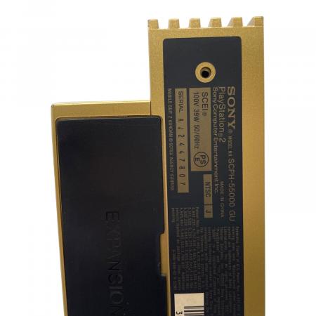 【SONY】ソニー PlayStation2 SCPH-55000 GU 百式ゴールドパック 本体 コントローラーセット 機動戦士ガンダム プレステ2 Y1040 SONY (ソニー) PlayStation2 SCPH-55000 GU 機動戦士Zガンダム百式