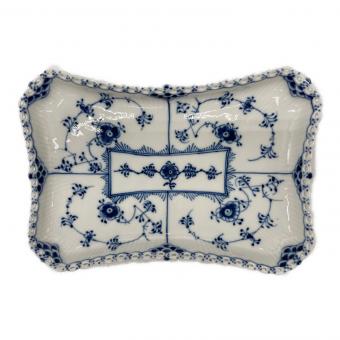ROYAL COPENHAGEN (ロイヤル・コペンハーゲン) スクエアプレート ブルーフルーテッド・フルレース