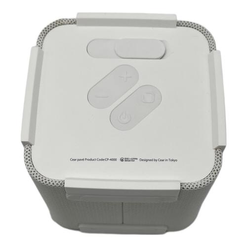 Cear pave (シーイヤー パヴェ) Bluetooth対応スピーカー CP-4000-WT