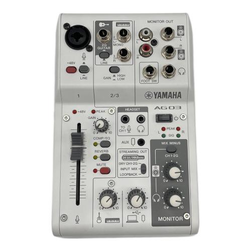 YAMAHA (ヤマハ) ライブストリーミングミキサー AG03 MK2