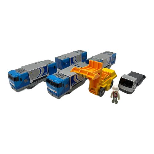 TOMY (トミー) スーパーレールカーゴ コンテナ積み降ろしセット プラレール @ 廃盤希少品