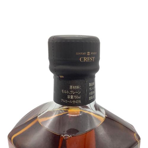 サントリー クレスト ジャパニーズウィスキー 12年 750ml