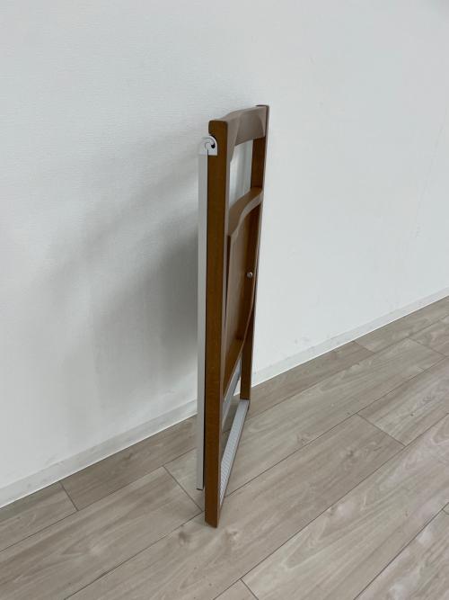 CALLIGARIS (カリガリス) 折りたたみチェアー 木製 ブラウン connubia