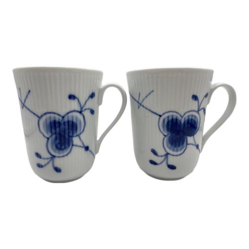 ROYAL COPENHAGEN (ロイヤル・コペンハーゲン) マグカップ ブラックフルーテッドメジャパニーズメガ
