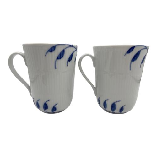ROYAL COPENHAGEN (ロイヤル・コペンハーゲン) マグカップ ブラックフルーテッドメジャパニーズメガ