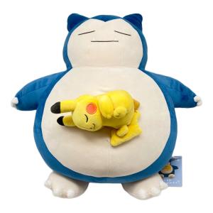 Pokemon Center (ポケモンセンター) もっちりぬいぐるみ おやすみカビゴン&ピカチュウ Pokemon Sleep