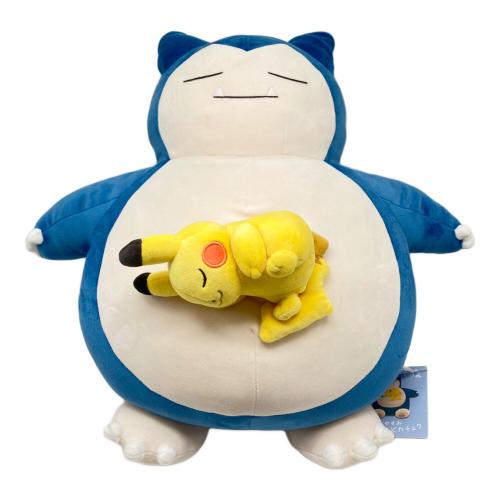 Pokemon Center (ポケモンセンター) もっちりぬいぐるみ おやすみカビゴン&ピカチュウ Pokemon Sleep