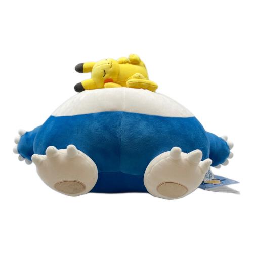 Pokemon Center (ポケモンセンター) もっちりぬいぐるみ おやすみカビゴン&ピカチュウ Pokemon Sleep