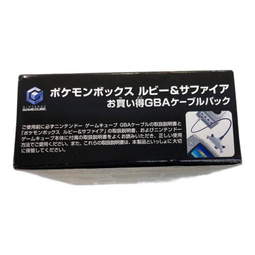ポケモンボックス ルビー＆サファイア GBAケーブルパック ゲームキューブ用ソフト CERO A (全年齢対象)