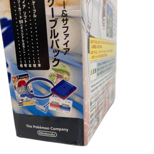 ポケモンボックス ルビー＆サファイア GBAケーブルパック ゲームキューブ用ソフト CERO A (全年齢対象)