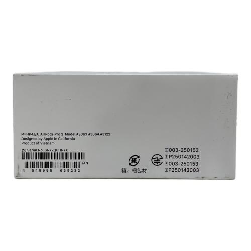 Apple (アップル) ワイヤレスイヤホン MFHP4J/A AirPods Pro3