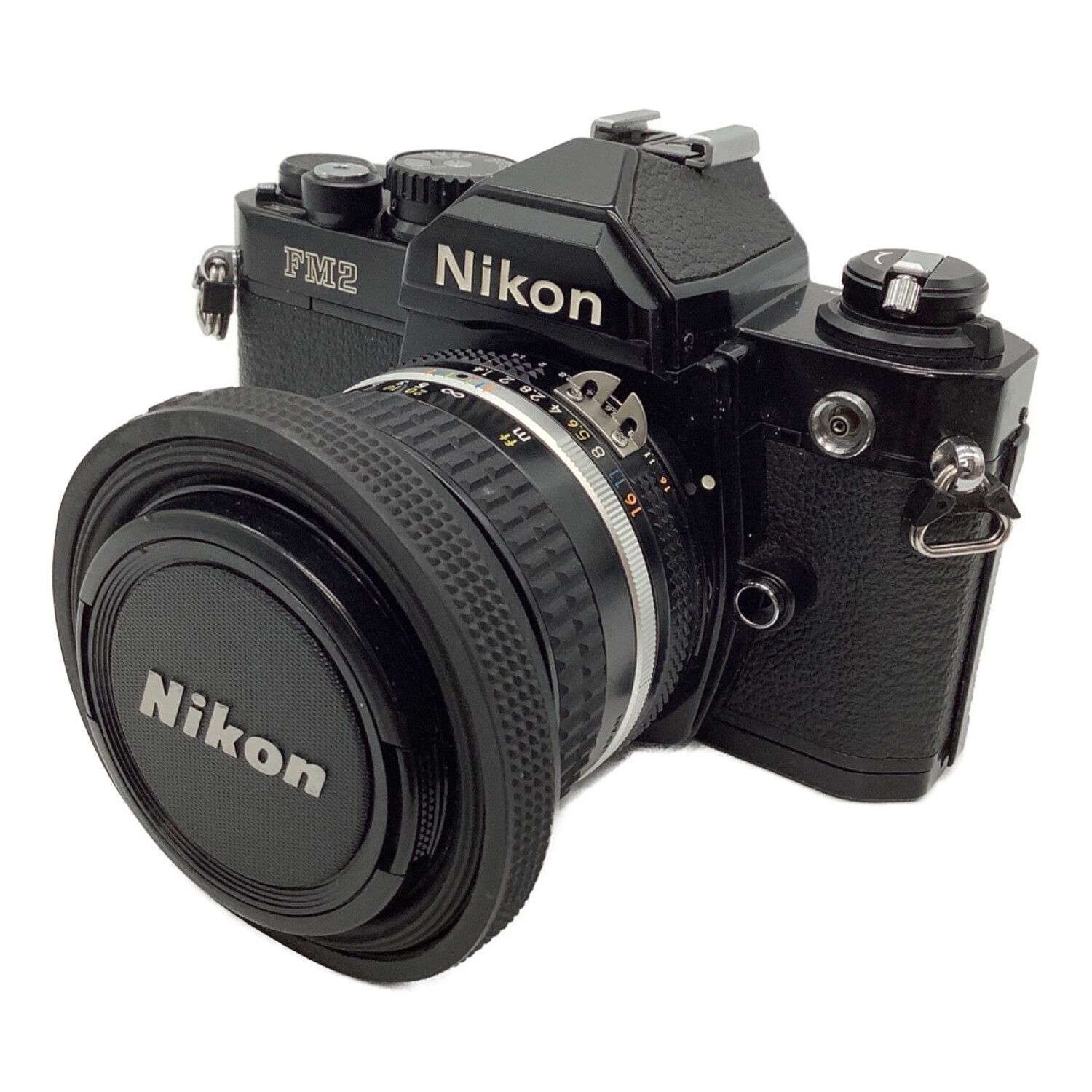 Nikon (ニコン) NEW FM2 ブラック レンズ:Nikon Ai-s 50mm F1.4 本体 ...
