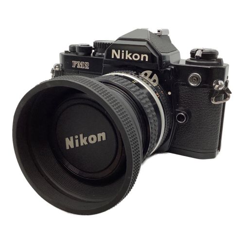 Nikon (ニコン) NEW FM2 ブラック レンズ:Nikon Ai-s 50mm F1.4 本体 ...