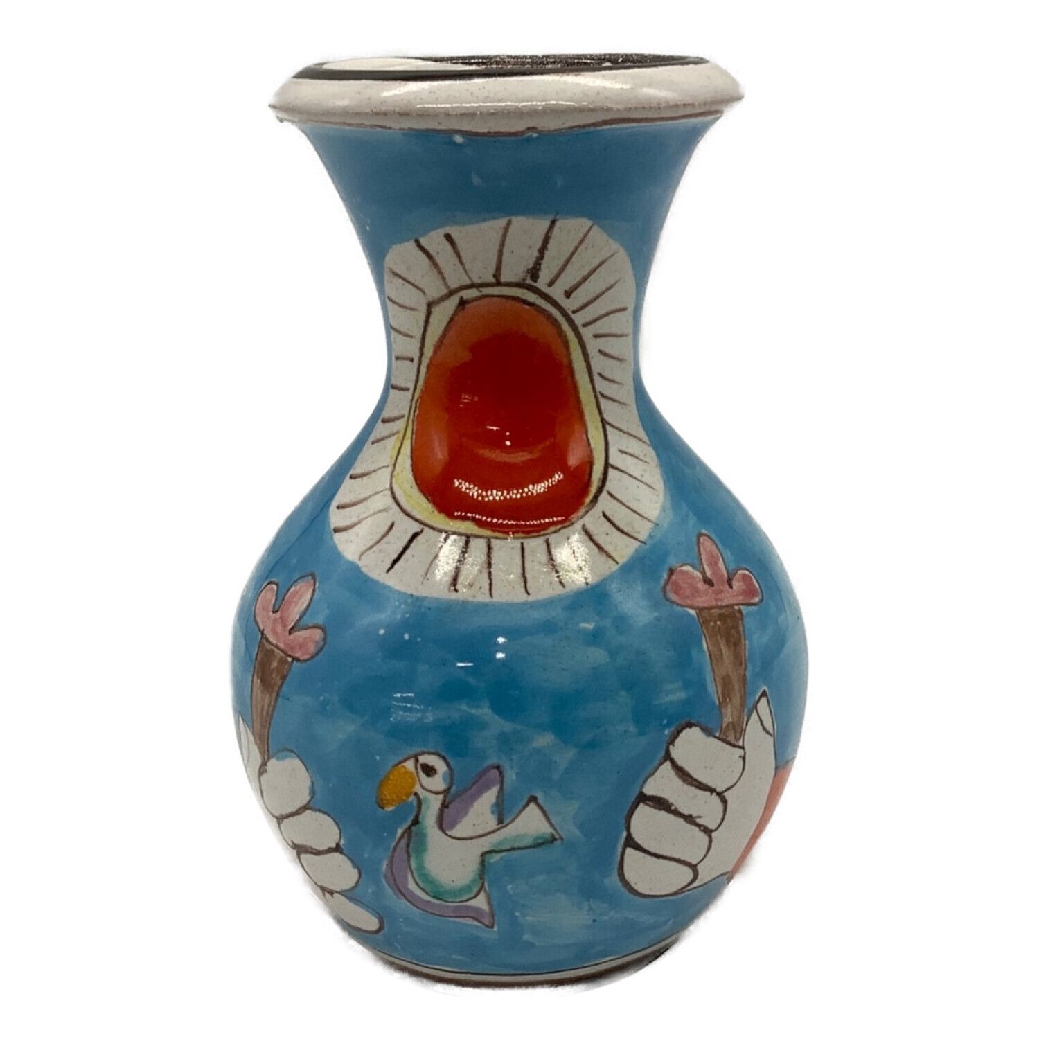 DESIMONE デシモーネ 花瓶 イタリア シチリア 魚 釣り高さ14cm - 花瓶 ...