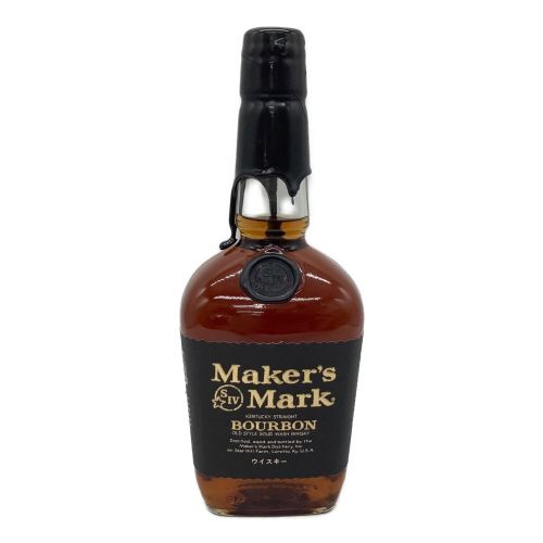 Maker's Mark(メーカーズマーク) バーボンウィスキー ブラックトップ※ラベル経年劣化 750ml 未開封
