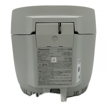Panasonic (パナソニック) 圧力IH炊飯ジャー SR-NB102-G 5合(0.9L) 程度S(未使用品) 未使用品