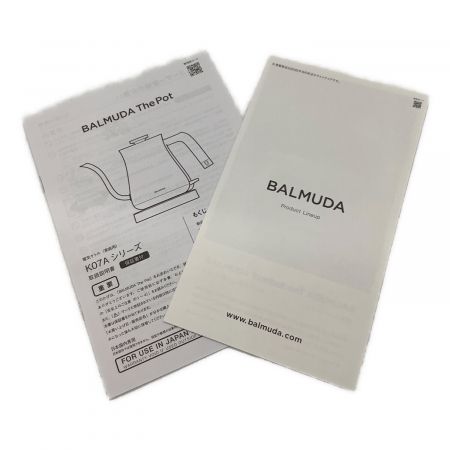 BALMUDA (バルミューダデザイン) 電気ケトル The Pot K07A-BK 未使用品