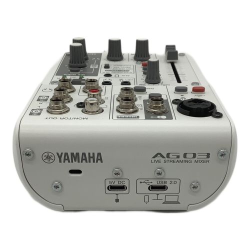 YAMAHA (ヤマハ) 3CHウェブキャスティングミキサー AG03MK2 動作確認済み 2022年発売モデル YGDK02972