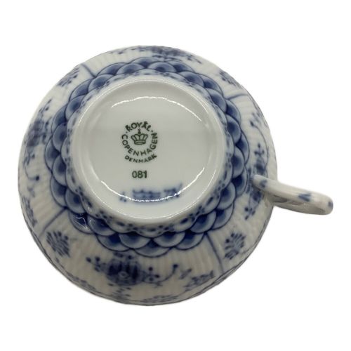 ROYAL COPENHAGEN (ロイヤル・コペンハーゲン) カップ&ソーサー 081 ブルーフルーテッド・フルレース