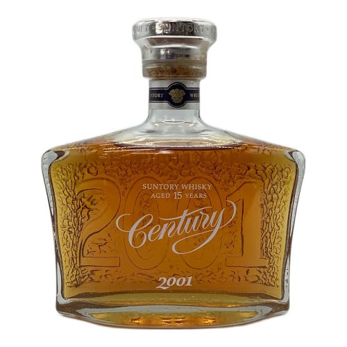 SUNTORY (サントリー) Century(センチュリー) 2001 15年 ジャパニーズウィスキー 700ml 未開封