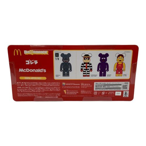 BEAR BRICK (ベアブリック) フィギュア マクドナルド ゴジラ